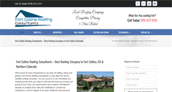 Desktop Screenshot of fortcollinsroofingconsultants.com